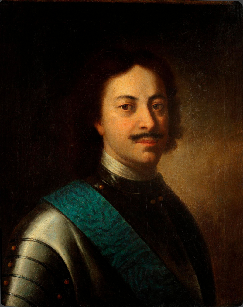 Pedro I el Grande, en la Galería Tretyakov de Moscú.