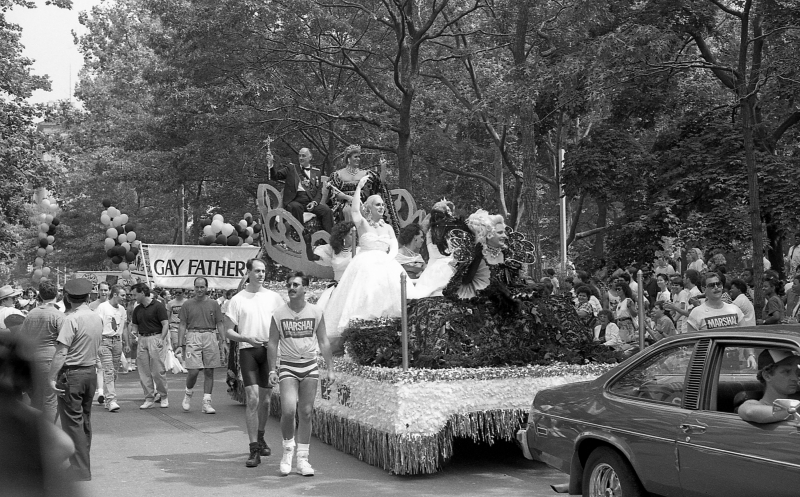 Desfile del Orgullo en Nueva York, el 25 de junio de 1989.
