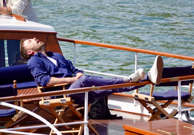 Ben Affleck, disfrutando del Sena.