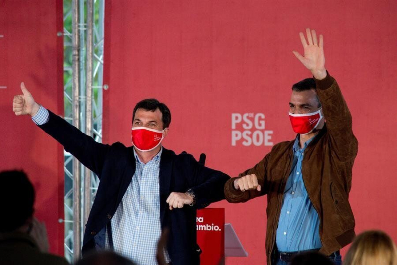 Pedro Sánchez en Galicia.