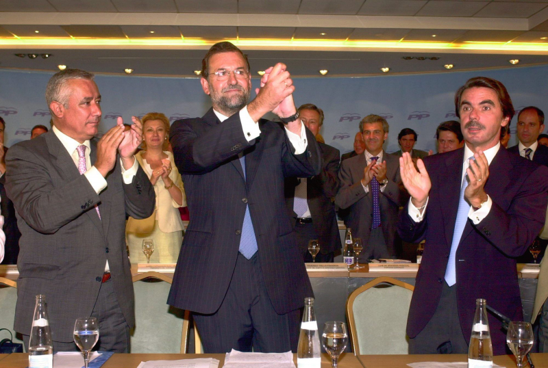 Imagen de archivo: Arenas, Rajoy y Aznar