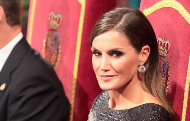 La reina Letizia durante la ceremonia de entrega de los Premios Princesa de Asturias.