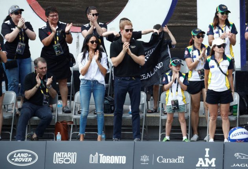 El príncipe Harry y Meghan Markle en los Juegos Invictus celebrados en Toronto (Canadá).