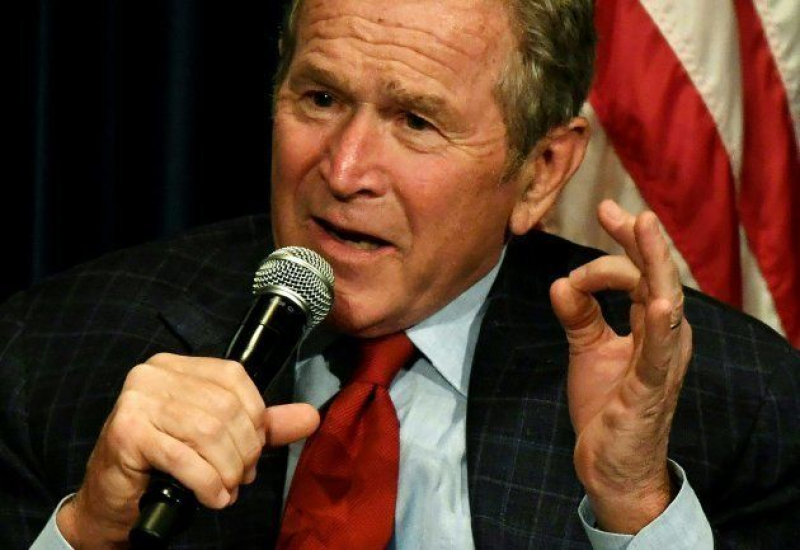 El expresidente de EE UU George W. Bush,