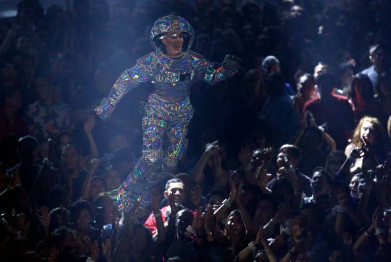 Katy Perry en los MTV VMA 2017.