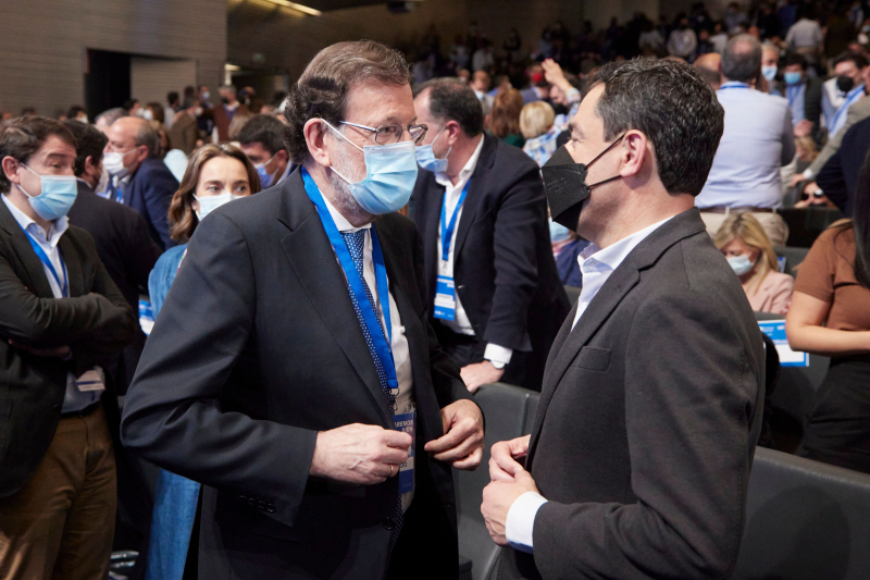 Rajoy y Juanma Moreno