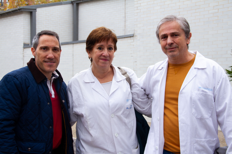 Alberto Madrid, Pilar Martín Carrillo y Antonio Molina, médicos de familia en la Comunidad de Madrid.