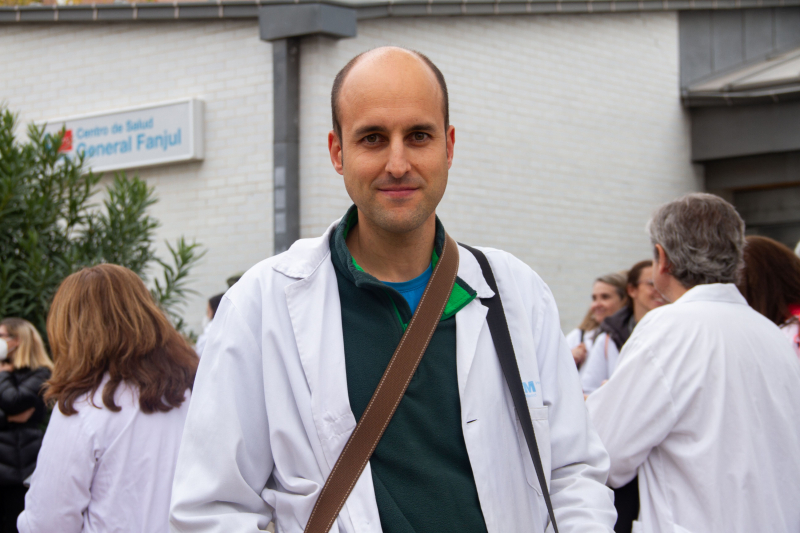 Javier Rodríguez, pediatra en Galapagar.
