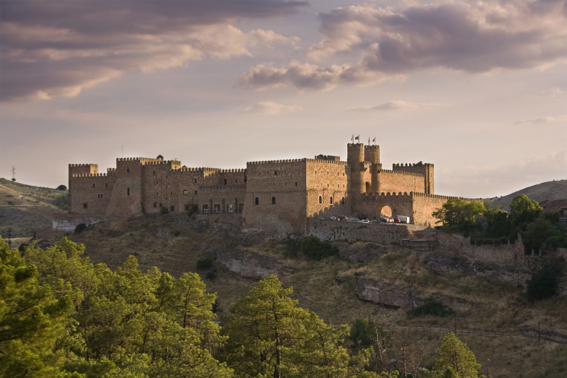 El castillo de Sigüenza transformado en Parador.