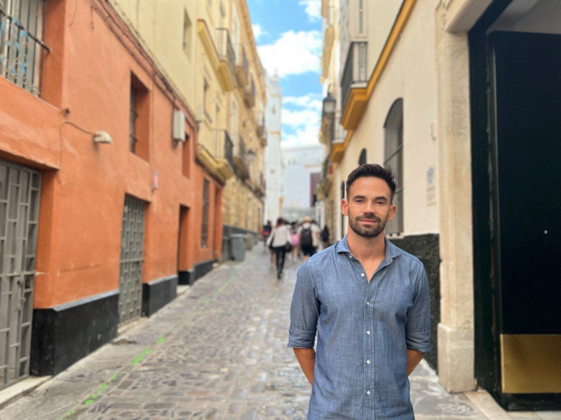 David de la Cruz, candidato de Adelante Andalucía a la alcaldía de Cádiz