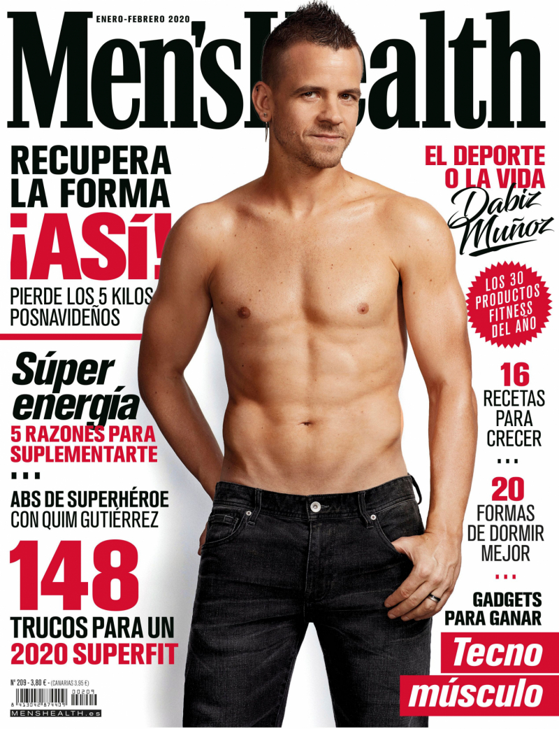 Dabiz Muñoz, en la portada de 'Men's Health'.