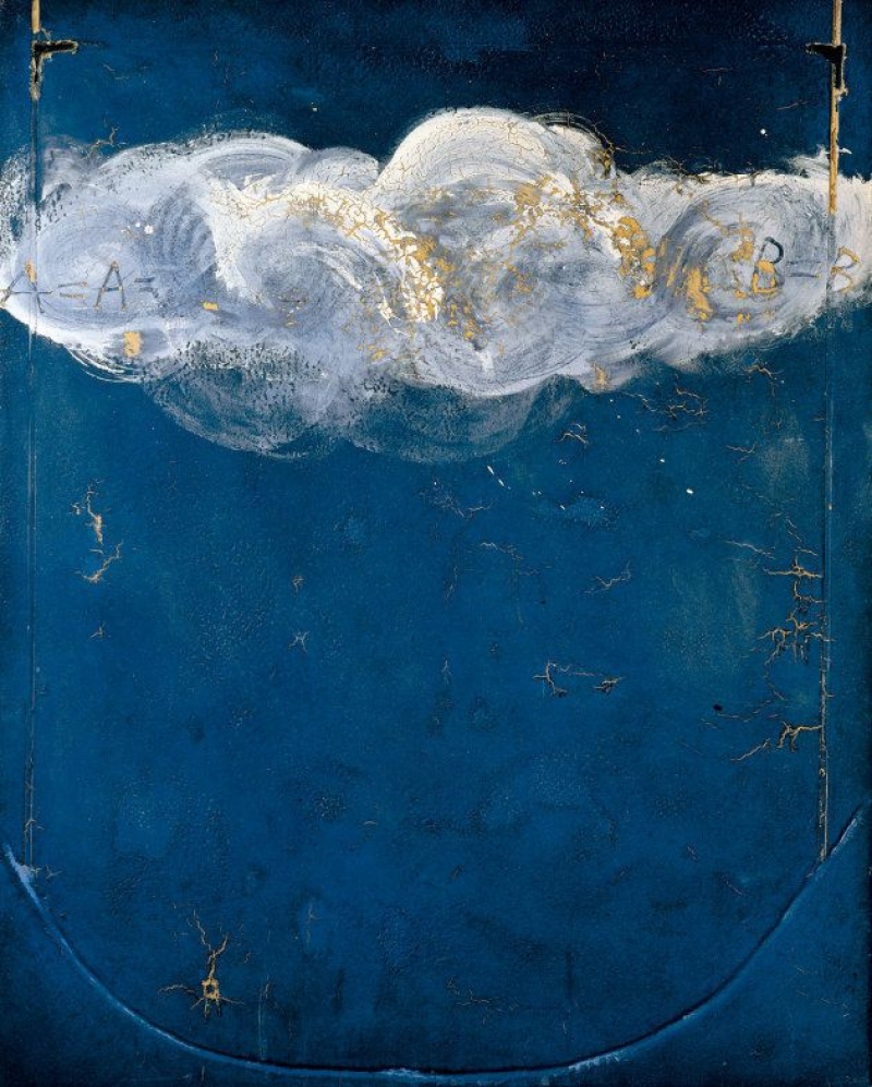 Blau emblemàtic (Azul emblemático). Antoni Tàpies, 1971 (Vegap).