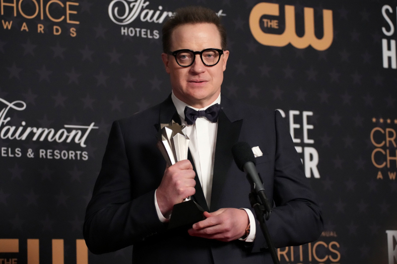 Brendan Fraser ha ganado el premio a Mejor actor en los Critics' Choice Awards.