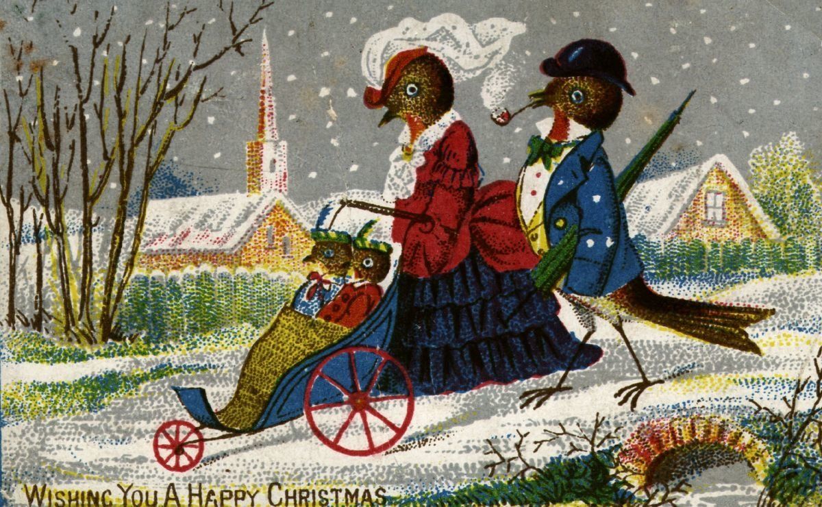 Tarjetas de Navidad: 19 felicitaciones navideñas 'vintage' (FOTOS)