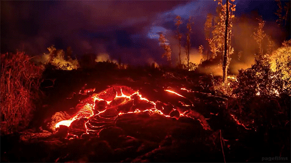 La fiera belleza de un volcán en erupción, grabada en 'time-lapse' (VÍDEO, GIFS)