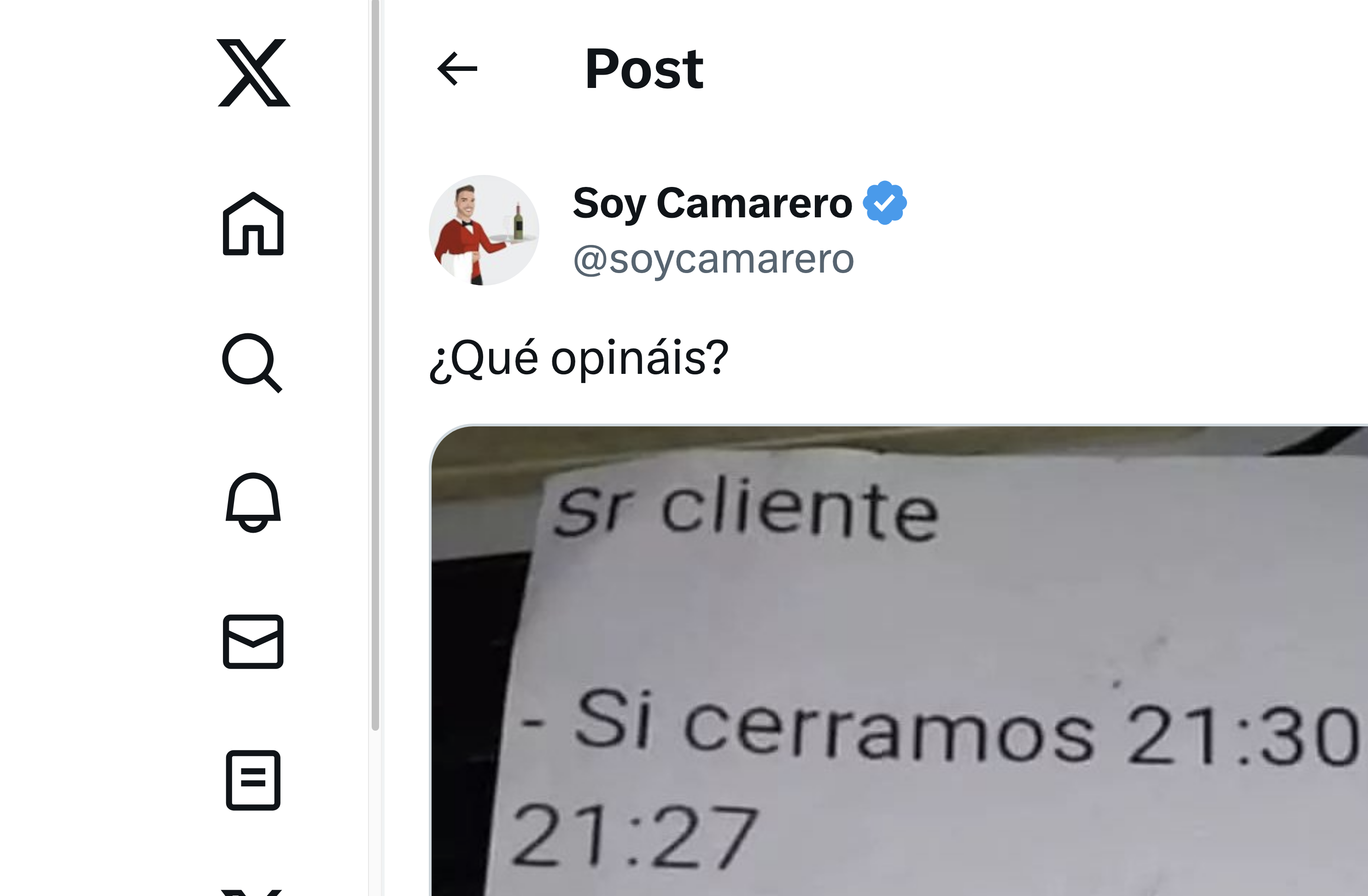 Muchos piden que este cartel se coloque en todos los bares y ...