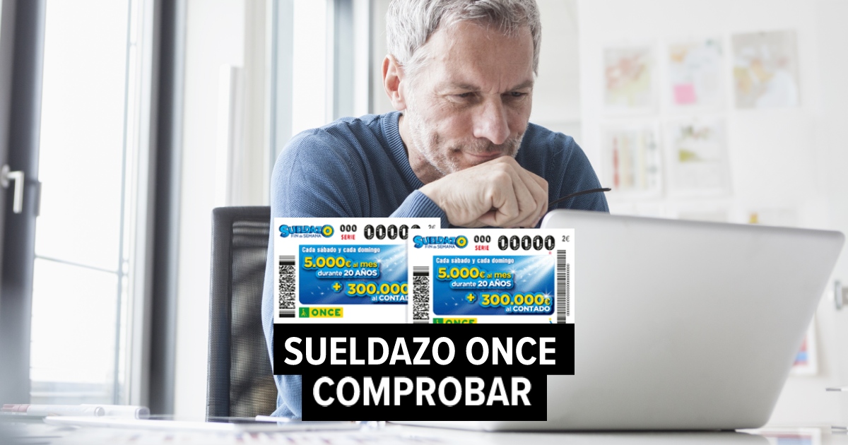 Comprobar ONCE resultado del Sueldazo, Mi Día y Super Once hoy sábado