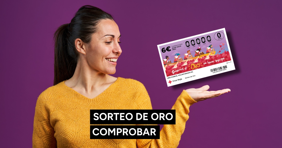 Resultados del Sorteo de Oro de la Cruz Roja 2024 del martes 23 de julio