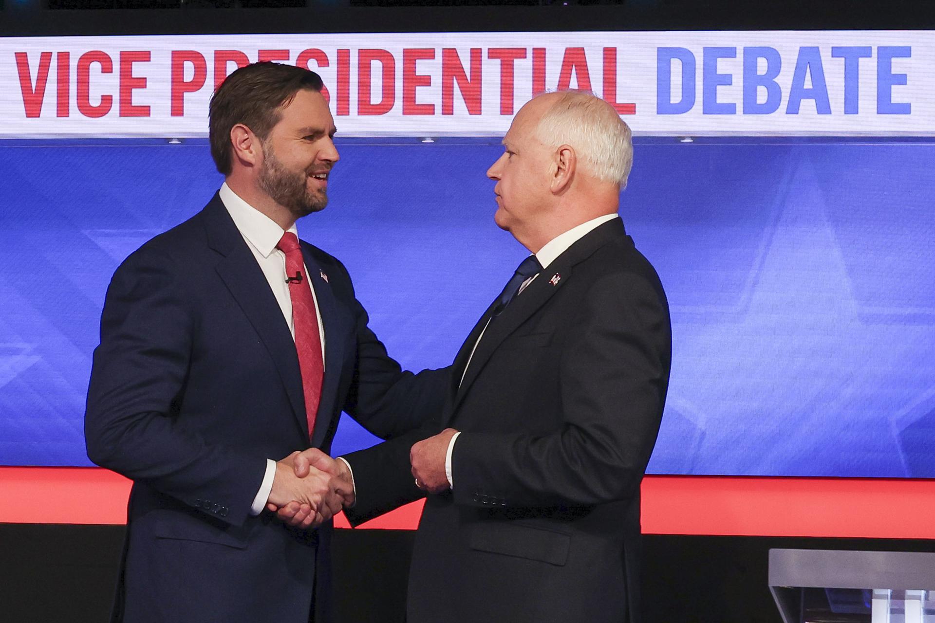 El Debate Entre J.D. Vance Y Tim Walz: Un Tenso Cara A Cara Lleno De ...